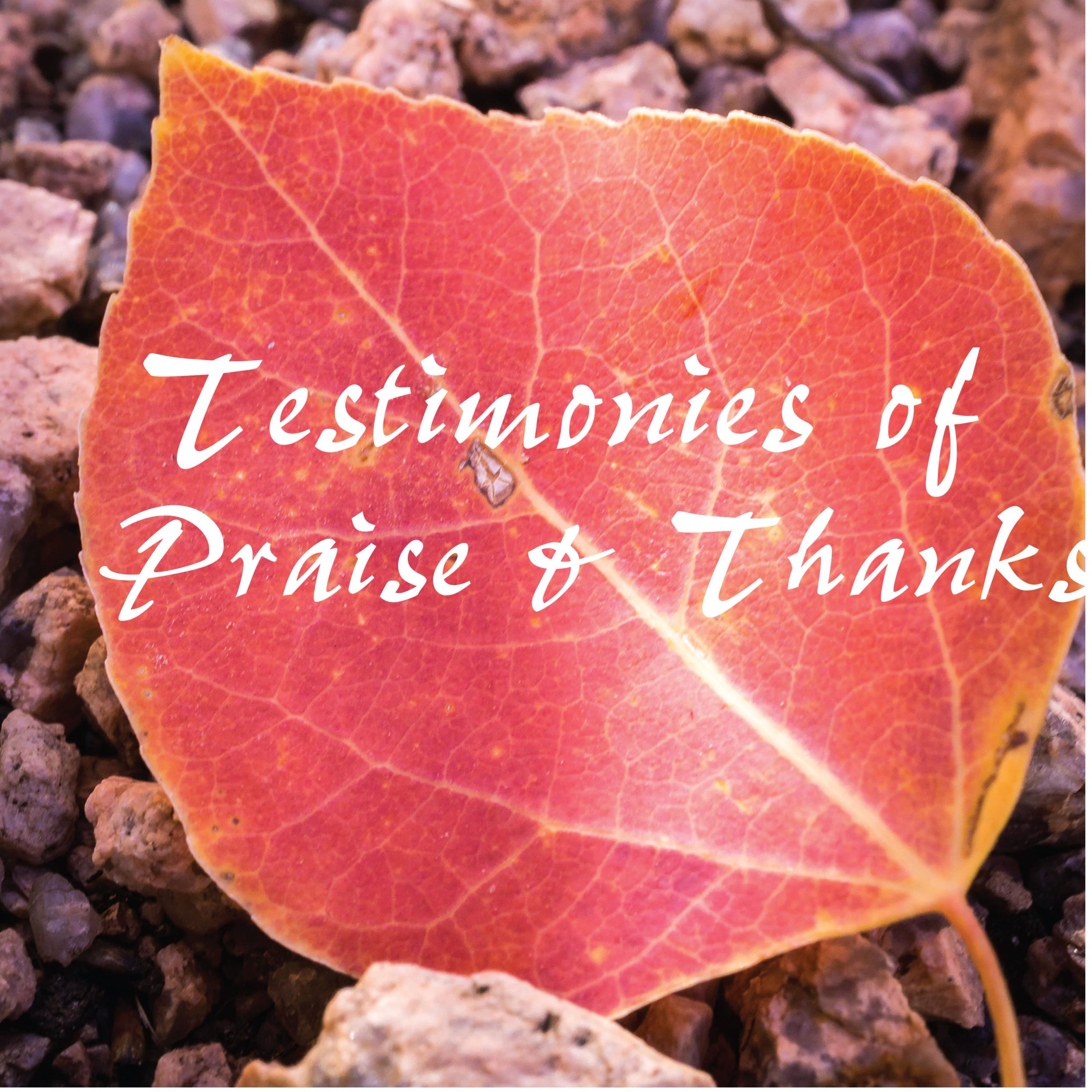 Testimonies of Praise & Thanks